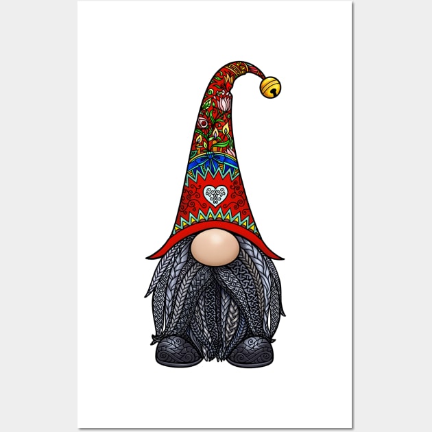 Tomte Zentangle Wall Art by Hareguizer